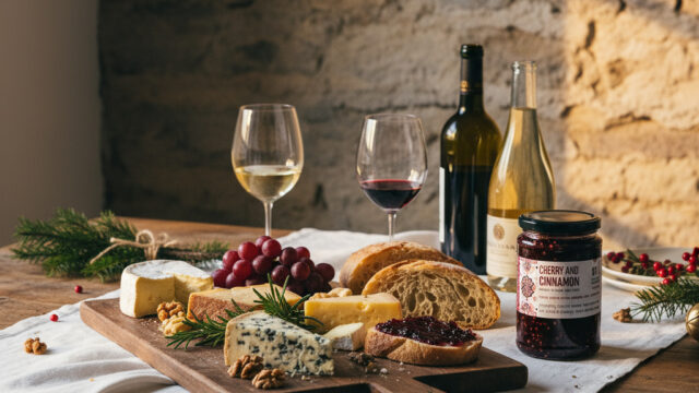 Martine_Zaarour_close_up_view_of_the_jar_as_it__christmas_vibe_cheese_board_vo_aa1b9a7b-602a-40a4-900f-9d95465234ee